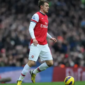Aaron Ramsey in Action: Arsenal vs Aston Villa, Premier League 2012-13