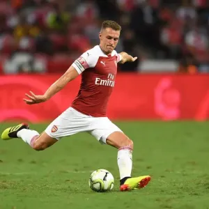 Aaron Ramsey in Action: Arsenal vs Atletico Madrid, International Champions Cup 2018