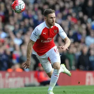 Aaron Ramsey in Action: Arsenal vs Crystal Palace, Premier League 2015-16 Aaron Ramsey in Action: Arsenal vs Crystal Palace, Premier League 2015-16