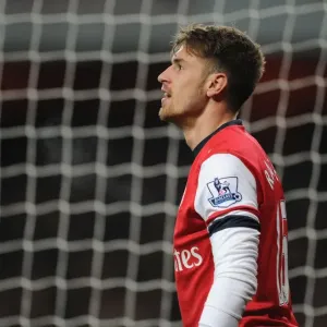 Aaron Ramsey in Action: Arsenal vs Hull City, Premier League 2013-14