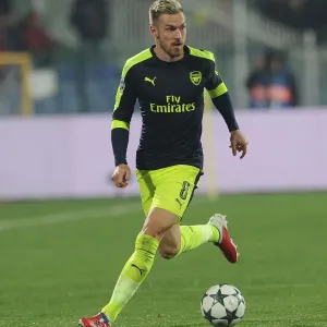 Aaron Ramsey in Action: Arsenal vs Ludogorets, UEFA Champions League 2016-17