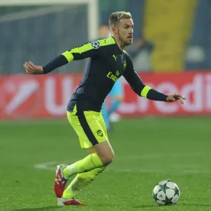Aaron Ramsey in Action: Arsenal vs Ludogorets, UEFA Champions League 2016-17