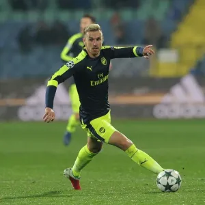 Aaron Ramsey in Action: Arsenal vs Ludogorets, UEFA Champions League 2016-17