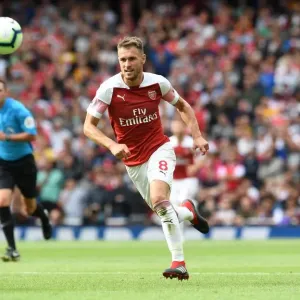 Aaron Ramsey in Action: Arsenal vs Manchester City, Premier League 2018-19