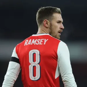 Aaron Ramsey in Action: Arsenal vs Southampton, EFL Cup Quarter-Final Aaron Ramsey in Action: Arsenal vs Southampton, EFL Cup Quarter-Final