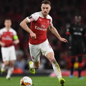 Aaron Ramsey in Action: Arsenal vs Stade Rennais, UEFA Europa League 2019