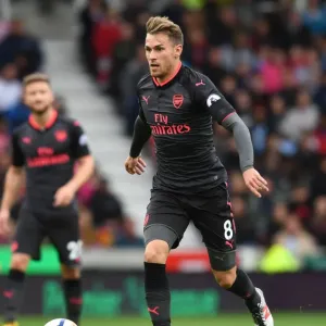 Aaron Ramsey in Action: Arsenal vs Stoke City, Premier League 2017-18
