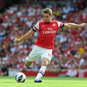 Aaron Ramsey in Action: Arsenal vs Sunderland, Premier League 2012-13 Aaron Ramsey in Action: Arsenal vs Sunderland, Premier League 2012-13