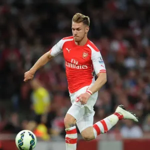 Aaron Ramsey in Action: Arsenal vs Swansea City, Premier League 2014-15 Aaron Ramsey in Action: Arsenal vs Swansea City, Premier League 2014-15