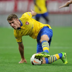 Aaron Ramsey in Action: Arsenal vs Urawa Red Diamonds, Japan 2013 Aaron Ramsey in Action: Arsenal vs Urawa Red Diamonds, Japan 2013