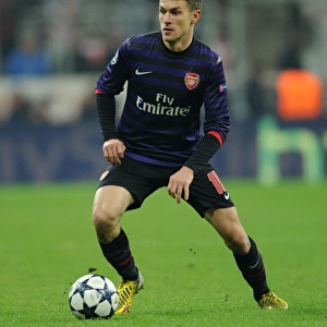 Aaron Ramsey in Action: Bayern Munich vs. Arsenal, UEFA Champions League 2012-13