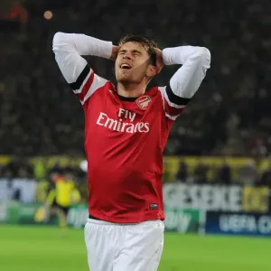Aaron Ramsey in Action: Borussia Dortmund vs. Arsenal (UEFA Champions League 2013-14)