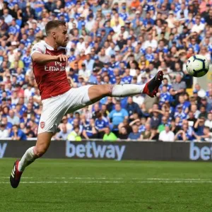 Aaron Ramsey in Action: Cardiff City vs. Arsenal FC, Premier League 2018-19 Aaron Ramsey in Action: Cardiff City vs. Arsenal FC, Premier League 2018-19