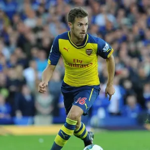 Aaron Ramsey in Action: Everton vs. Arsenal, Premier League 2014/15