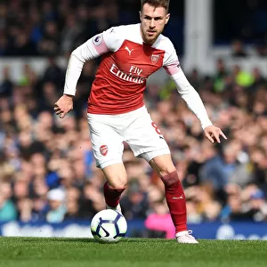 Aaron Ramsey in Action: Everton vs Arsenal, Premier League 2018-19