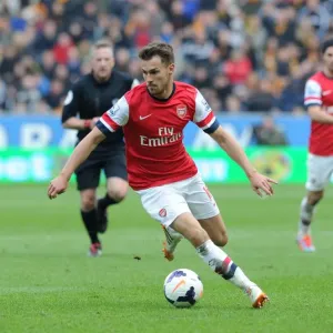 Aaron Ramsey in Action: Hull City vs Arsenal, Premier League 2013-2014