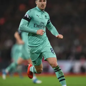 Aaron Ramsey in Action: Liverpool vs. Arsenal, Premier League 2018-19
