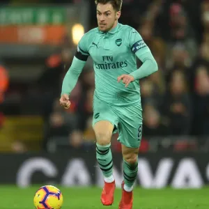 Aaron Ramsey in Action: Liverpool vs. Arsenal, Premier League 2018-19