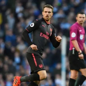 Aaron Ramsey in Action: Manchester City vs. Arsenal, Premier League 2017-18 Aaron Ramsey in Action: Manchester City vs. Arsenal, Premier League 2017-18