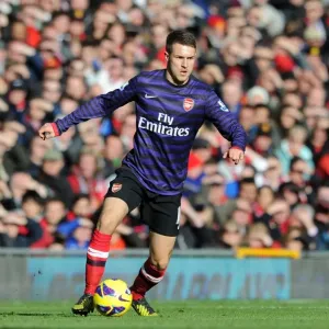 Aaron Ramsey in Action: Manchester United vs. Arsenal, Premier League 2012-13 Aaron Ramsey in Action: Manchester United vs. Arsenal, Premier League 2012-13
