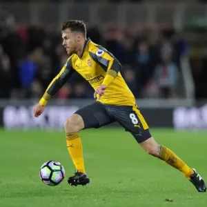 Aaron Ramsey in Action: Middlesbrough vs. Arsenal, Premier League 2016-17