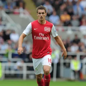 Aaron Ramsey in Action: Newcastle United vs. Arsenal, Premier League 2011-12 Aaron Ramsey in Action: Newcastle United vs. Arsenal, Premier League 2011-12
