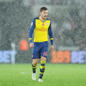 Aaron Ramsey in Action: Swansea vs Arsenal, Premier League 2014-15 Aaron Ramsey in Action: Swansea vs Arsenal, Premier League 2014-15