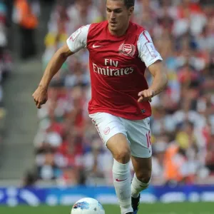 Aaron Ramsey (Arsenal). Arsenal 1: 1 New York Red Bulls. Emirates Cup Day 2