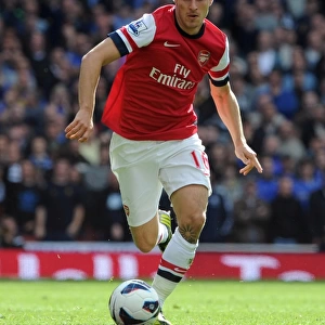 Aaron Ramsey (Arsenal). Arsenal 1: 2 Chelsea. Barclays Premier League. Emirates Stadium, 29 / 9 / 12