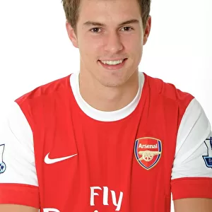 Aaron Ramsey (Arsenal). Arsenal 1st Team Photocall and Membersday. Emirates Stadium