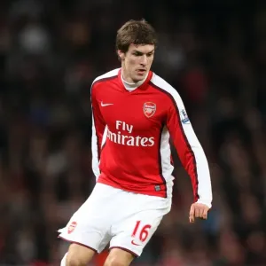 Aaron Ramsey (Arsenal). Arsenal 2: 0 Stoke City. Barclays Premier League