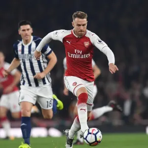 Aaron Ramsey (Arsenal). Arsenal 2: 0 West Bromwich Albion. Premier League. Emirates Stadium Aaron Ramsey (Arsenal). Arsenal 2: 0 West Bromwich Albion. Premier League. Emirates Stadium