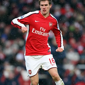 Aaron Ramsey (Arsenal). Arsenal 2: 2 Everton. Barclays Premier League. Emirates Stadium