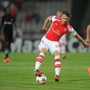 Aaron Ramsey (Arsenal). Besiktas 0: 0 Arsenal. UEFA Champions League Qualifier 1st Leg