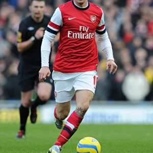 Aaron Ramsey (Arsenal). Brighton & Hove Albion 2: 3 Arsenal. FA Cup 4th Round. The AMEX Stadium