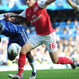 Aaron Ramsey (Arsenal). Chelsea 3: 5 Arsenal. Barclays Premier League. Stamford Bridge, 29 / 10 / 11