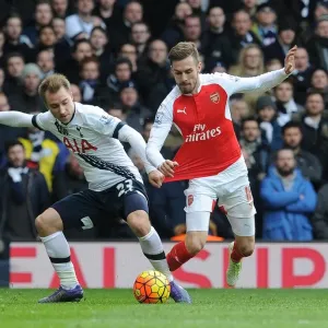 Aaron Ramsey (Arsenal) Christian Eriksen (Tottenham). Tottenham Hotspur 2 : 2 Arsenal Aaron Ramsey (Arsenal) Christian Eriksen (Tottenham). Tottenham Hotspur 2 : 2 Arsenal
