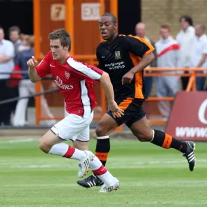 Aaron Ramsey (Arsenal) Cliff Akurang (Barnet)