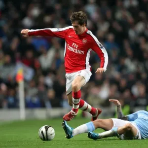 Aaron Ramsey (Arsenal) Craig Bellamy (Man City). Manchester City 3: 0 Arsenal