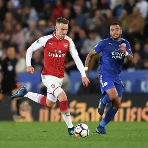 Aaron Ramsey (Arsenal) Danny Simpson (Leicester) Aaron Ramsey (Arsenal) Danny Simpson (Leicester)