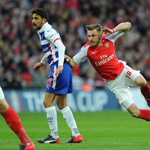 Aaron Ramsey (Arsenal) Jem Karacan (Reading). Arsenal 2: 1 Reading, after extra time