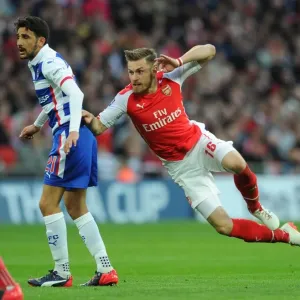 Aaron Ramsey (Arsenal) Jem Karacan (Reading). Arsenal 2: 1 Reading, after extra time