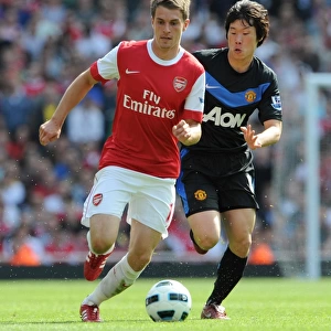 Aaron Ramsey (Arsenal) Ji-Sung Park (Man Utd). Arsenal 1: 0 Manchester United