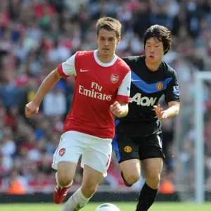 Aaron Ramsey (Arsenal) Ji-Sung Park (Man Utd). Arsenal 1: 0 Manchester United