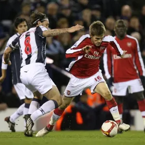 Aaron Ramsey (Arsenal) Jonathan Greening (West Brom)