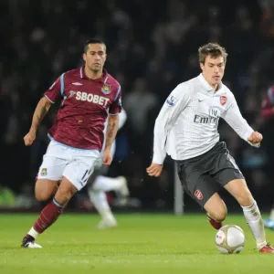 Aaron Ramsey (Arsenal) Luis Jimenez (West Ham). West Ham United 1: 2 Arsenal Aaron Ramsey (Arsenal) Luis Jimenez (West Ham). West Ham United 1: 2 Arsenal