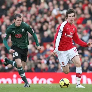 Aaron Ramsey (Arsenal) Luke Summerfield (Plymouth)