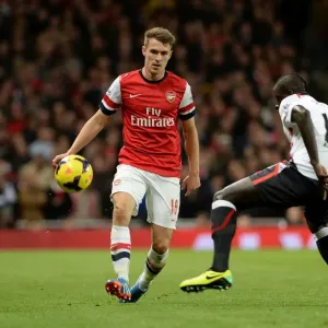 Aaron Ramsey (Arsenal) Mamadou Sakho (Liverpool). Arsenal 2: 0 Arsenal. Barclays Premier League Aaron Ramsey (Arsenal) Mamadou Sakho (Liverpool). Arsenal 2: 0 Arsenal. Barclays Premier League