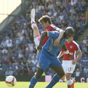 Aaron Ramsey (Arsenal) Sol Campbell (Portsmouth)