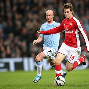 Aaron Ramsey (Arsenal) Stephen Ireland (Man City). Manchester City 3: 0 Arsenal